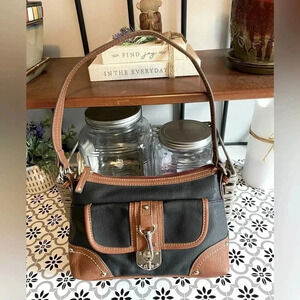 Chaps Faux Leather Bag